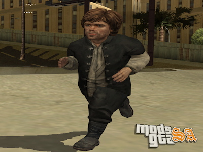 Skin Tyrion Lannister do Game Of Thrones para GTA San Andreas